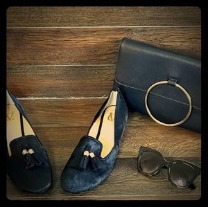 Vero Cuoio black vintage style loafers